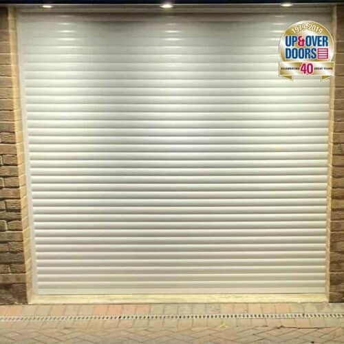 AluRoll Compact 55mm Insulated Roller Door in White