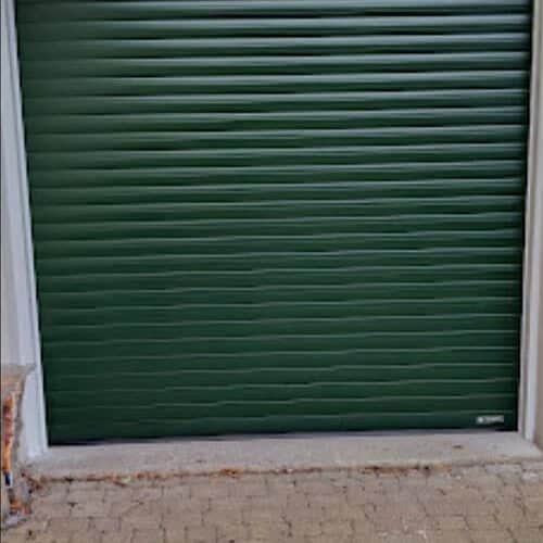 AluRoll SecureRoll 77mm Insulated Roller Door in Moss Green