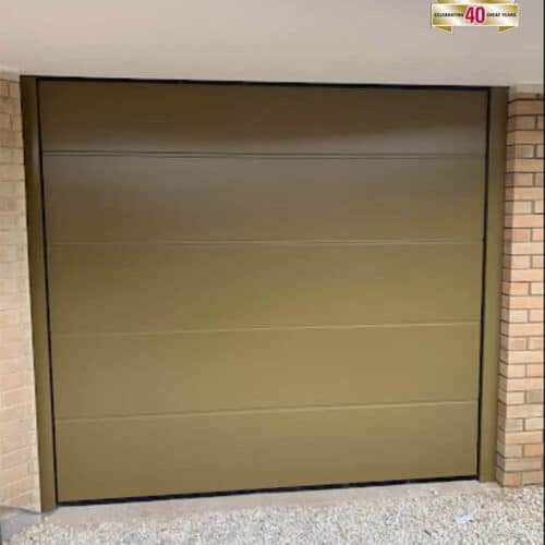 AluTech L Rib Sectional Garage Door in Custom RAL Colour