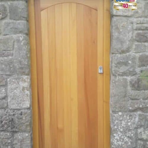 Cedar Door Haddon Personnel Door in Light Oak