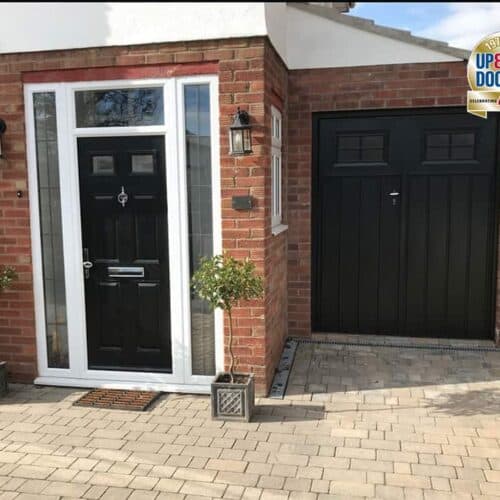 Fort Doors Vertical Medium Side Hinged Doors and JD Front Door