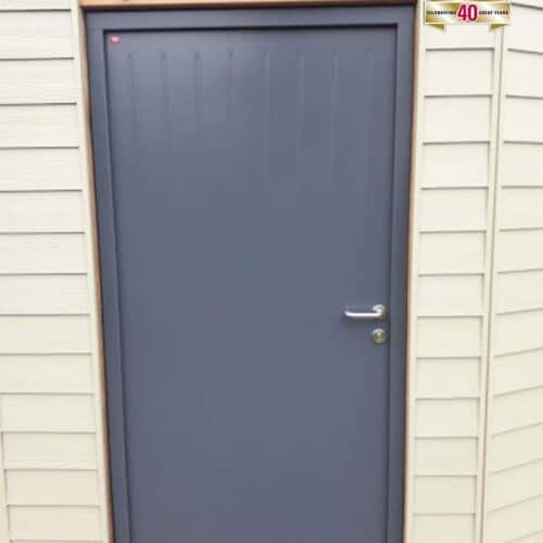 GDS DuraPass Insulated Steel Personnel Door in Anthracite Grey