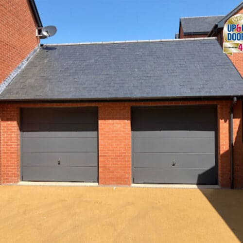 Garador Ascot Up & Over Doors in Slate Grey