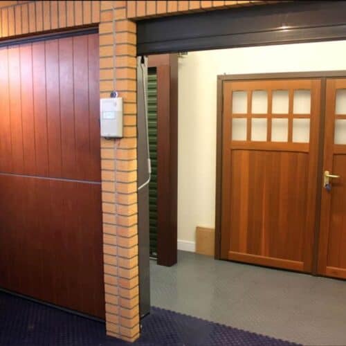 Garador Ashton Timber Side Hinged Door with Steel Frame
