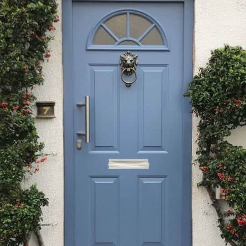 Garador Front Guard Traditional Style Entrance Door in Pigeon Blue