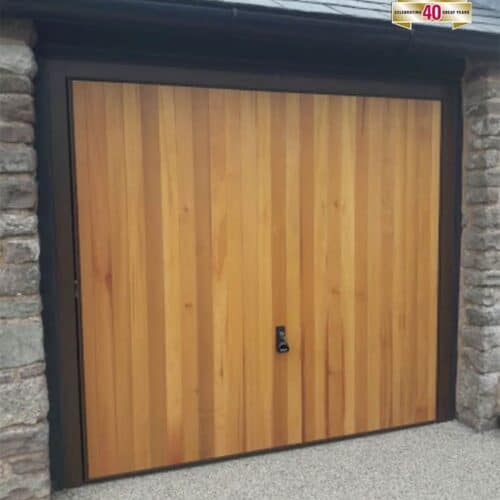 Garador Hampton Vertical Cedar Timber Garage Door