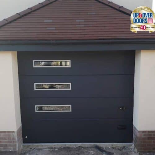 Ryterna Flush Insulated Section with Manual Locking Handle and Stainless Steel Windows