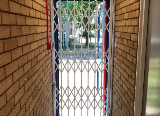 front door security bars
