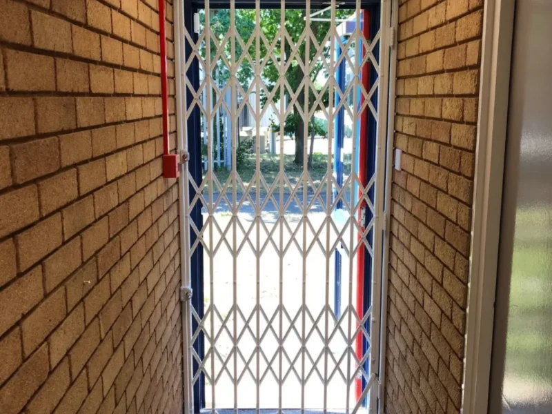 front door security bars